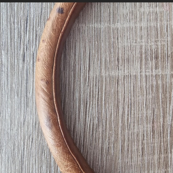 Ostrich Leather Handbag Lopez Charcas  Buenos Aires GenuineI - Picture 7 of 9